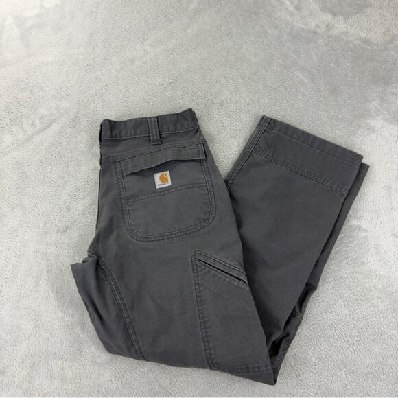 Carhartt Full Swing Relaxed Fit Grey Pants Mens Sz 33x28 101709-029 Style Number - Picture 6 of 14